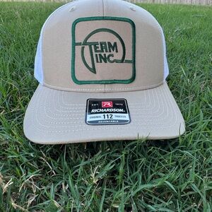 Richardson Tan and White Snapback Hat